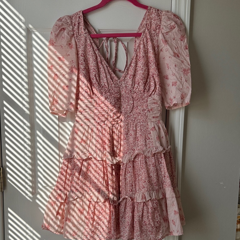 American Eagle Outfitters Pink Floral Dress